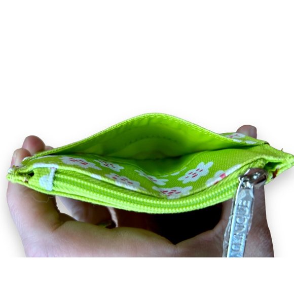 Marimekko x Clinque Chartreuse Floral Coin purse - Picture 4 of 4